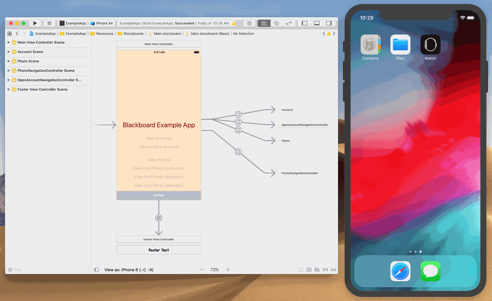 How to use Run/Stop to save battery in Xcode.