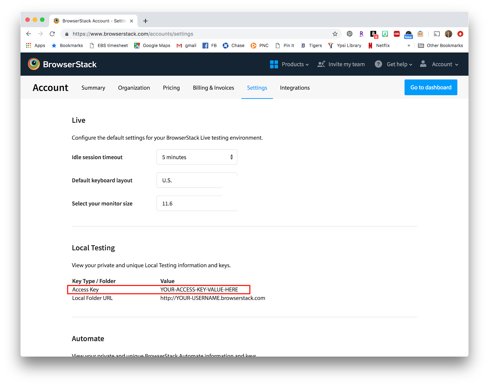 Using BrowserStack with Charles Proxy