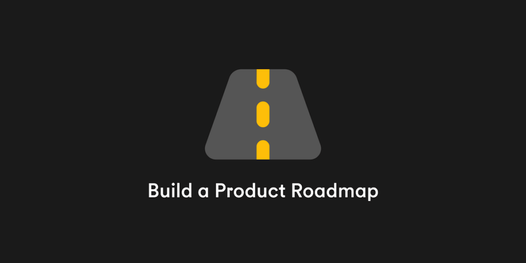 road representing a software product roadmap