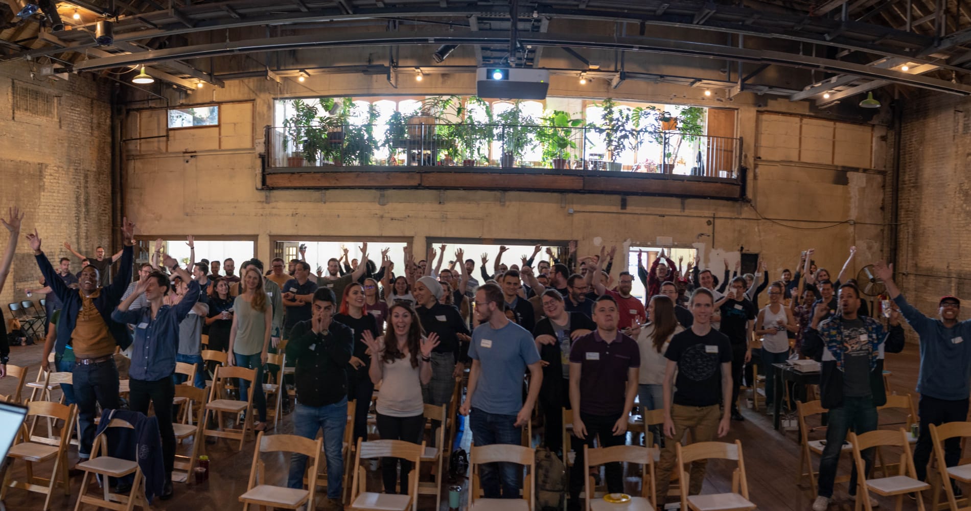 The entire Detroit Labs team coming together for our own internal conference, LabsCon