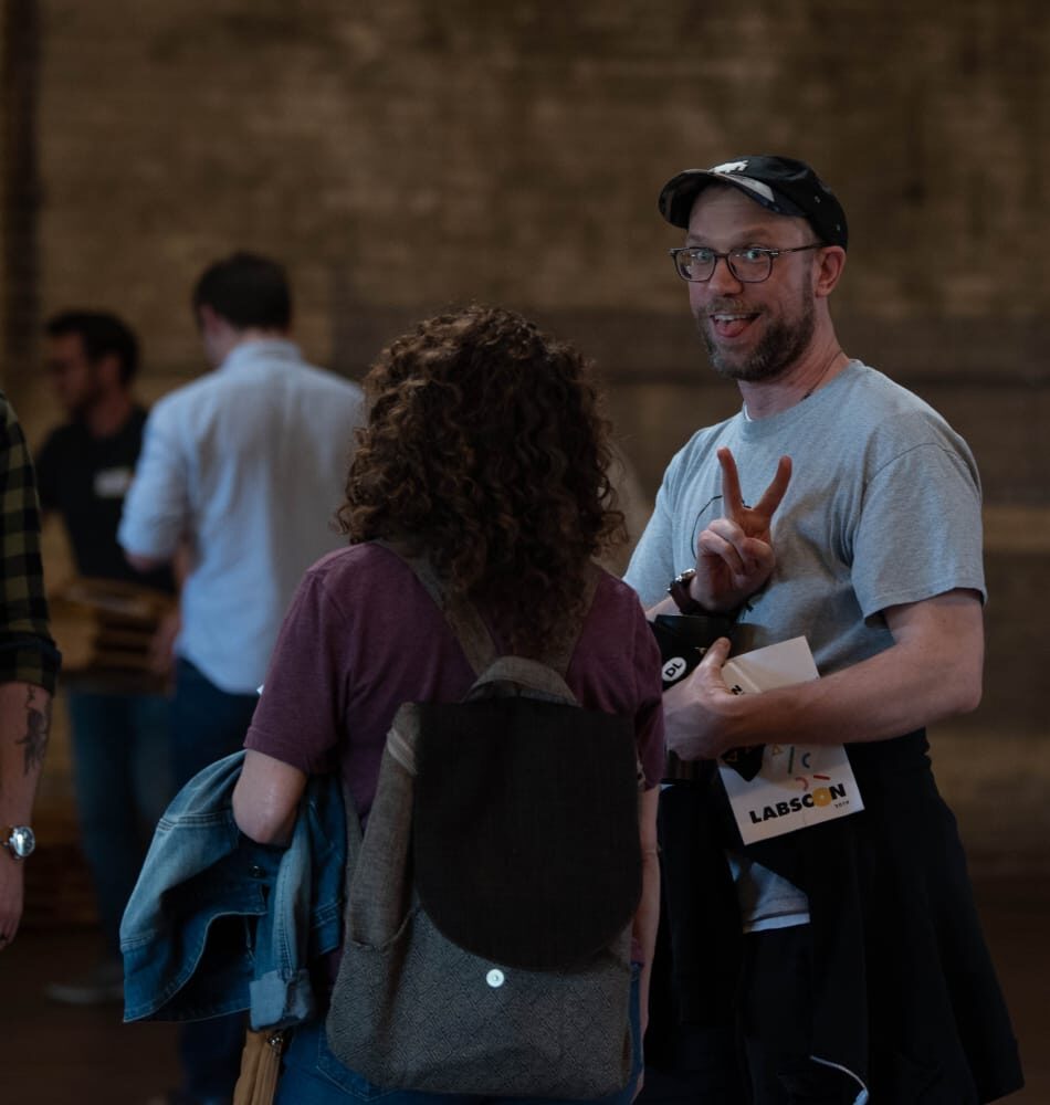 Detroit Labs team members enjoying themselves