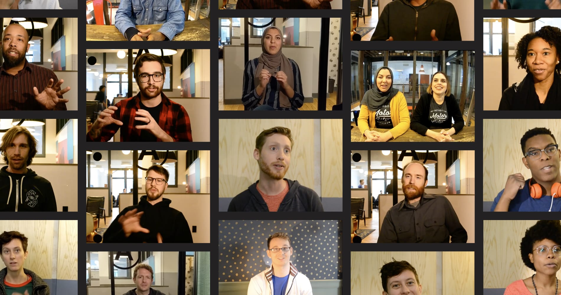 Various thumbnails of apprenticeship confessional videos